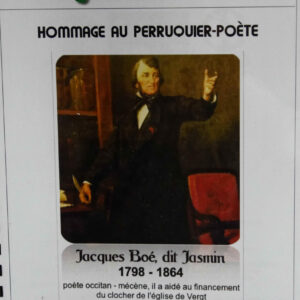 Hommage au perruquier-poète, Jacques Boé