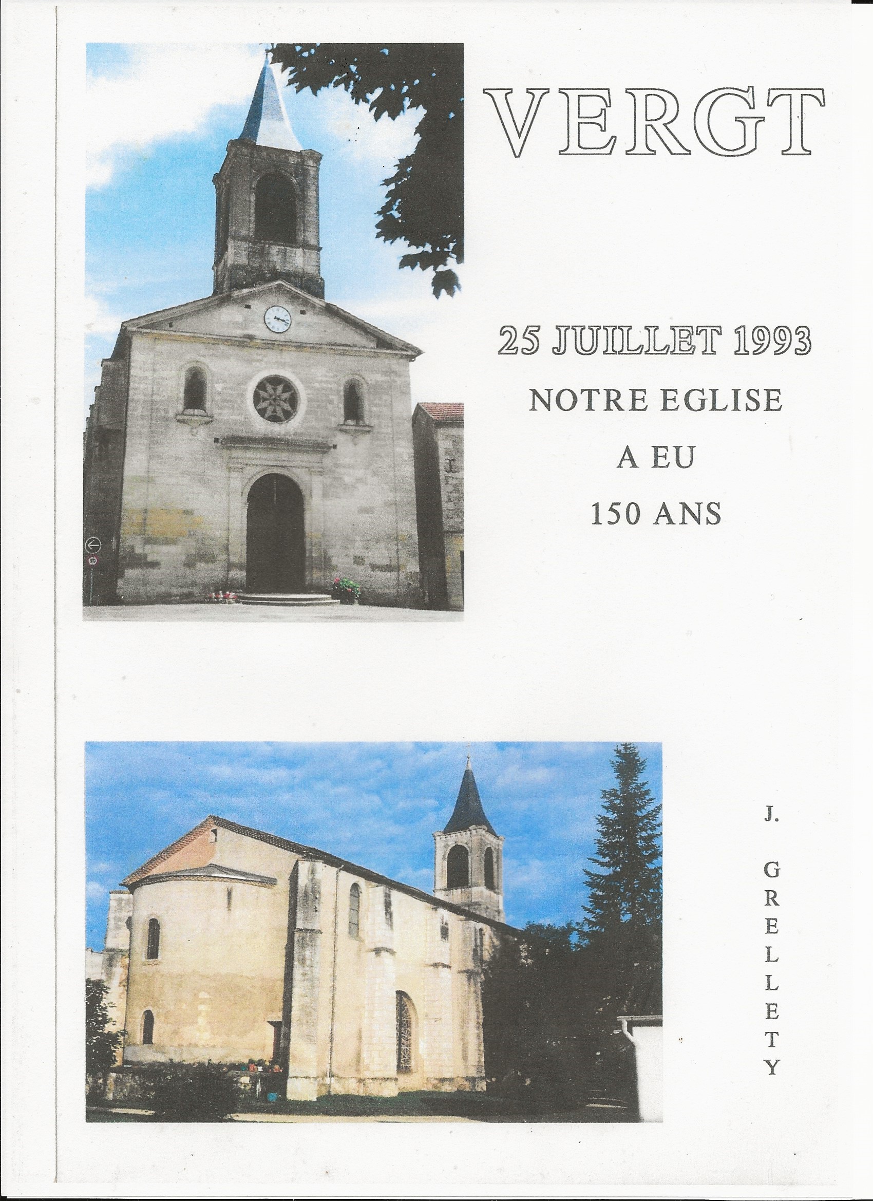 NOTRE EGLISE A EU 150 ANS
